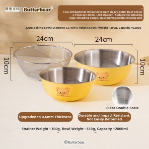 MODERN SWEETHOME | Stainless Steel 316L Sink Bowl for Milk Bottles