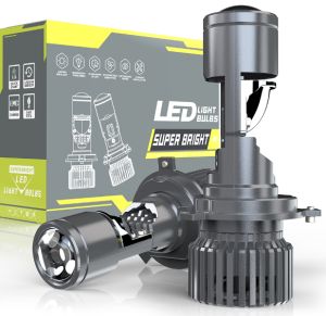 H4 Led Mini Projector Automobiles Bulb 75W Conversion Kit Hi/Lo Beam Cut-shape Headlight 12V/24V LHD RHD Projector Headlights H9 Headlight - Lazada