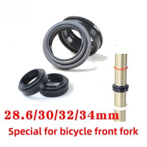 Mountain Bike Fork Dust Seal Oil Seal Shock Absorber Sealed Dust Cover Inner Diameter 28.6/30/32/34mm Bicycle Riding Equipment Parts