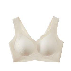 MiiOW | เสื้อชั้นในแบบไร้โครงสำหรับใส่นอน ทรงบาง ใส่สบาย ป้องกันการหย่อนคล้อย สำหรับผู้หญิงตั้งครรภ์ ผ้าไนลอน ไร้โครง ไร้ซี่ด้าย