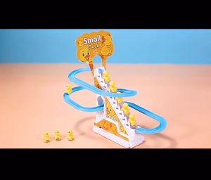 Duck Climbing Stairs Track Toy Music Race Electronic Automatic Duck Track Childrens Electronic Educational Toy Boy Girl Tiktok Mainan Kanak鴨子爬樓梯玩具