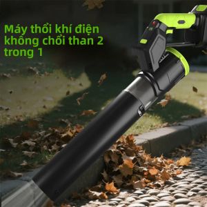 Máy Thổi Lá Không Chổi Than Tương Thích Makita Cầm Tay Điện Kiểu Turbo Mạnh Mẽ Tốc Độ Biến Thiên