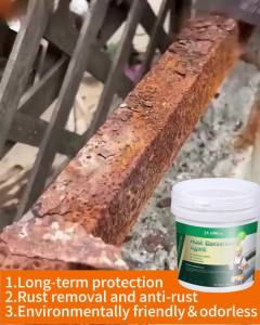 Anti rust paint for metal / gate water base cat besi anti karat metal rust converter paint antirust paint for metal metal paint anti rust primer 铁锈转化漆金属防锈漆 500g