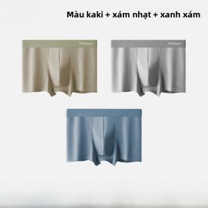 Quần lót nam MiiOW cotton 100% cạp vừa thoáng khí kháng khuẩn