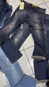 CELANA PANJANG PRIA JEANS TERBARU SOBEK RINGKEL BAHAN DENIM JEANS STRETCH SKINNY MC WISCER