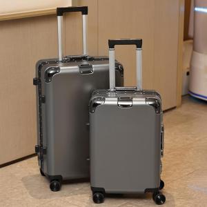 New Aluminum Frame Luggage Suitcase with Password Lock for Business Travel Students Universal Wheel Carry-On Suitcase