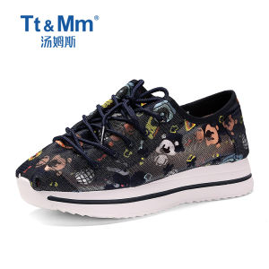 Toms Slimming Breathable Mesh Canvas Shoes Thick Bottom Platform Casual Streetwear Flat Heel Womens Shoes Summer Collection