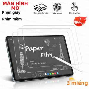 3Pack PE Soft Film Bảo Vệ Màn Hình Máy Tính Bảng Cho iPad Cảm Ứng Có Độ Nhạy Cao Dễ Dàng Cài Đặt Tương Thích Với Apple iPad 11 Inch