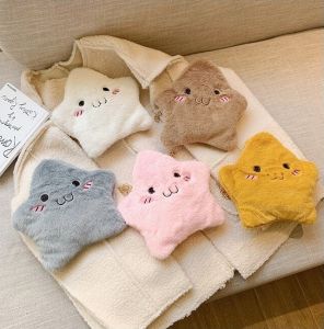 TASNOVAKU - Gadis Cantik Kartun Warna Mewah Bintang Lucu Rantai Satu Bahu Diagonal Tas Wanita Tas Boneka Mewah Hewan Tas Tangan Hadiah Tas Lucu