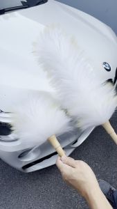 New! WACA ไม้ปัดฝุ่นขนแกะ size L ใหญ่ สุดคุ้ม ไม่ทิ้งรอยบนพื้นผิว แปรงปัดฝุ่นรถ พร้อมส่ง (1ชิ้น) 101 FSA