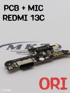 CONNECTOR CHARGER XIAOMI REDMI 13C ORI PAPAN KONEKTOR CAS PCB BOARD USB FLEXIBLE CAS XIAOMI REDMI 13C ORIGINAL + IC