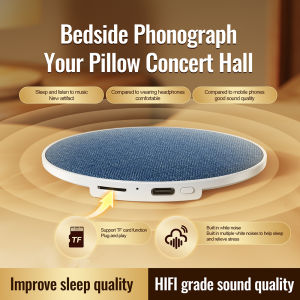 Wireless Pillow Sleep Aid Speaker 360° Surround Sound Bluetooth 5.4 HiFi Stereo Dynamic Music Player Home Sleep Sound Equipment