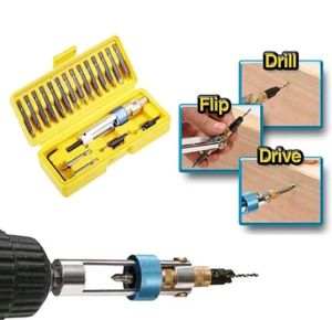 obeng drift bit bolak balik 2 in 1 drive hss 20set