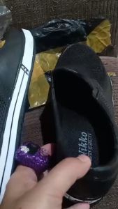 Nikko 8136 - Sepatu 38-43 Karet Hitam Pria Murah / Sepatu Hitam Laki / Sepatu Waterproff