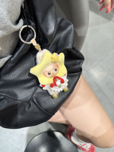 Labubu 4.0 Mini Clown Doll Clothes Star Headwear Sweet Cute Style Suitable for Trendy Doll Body Size 10.5cm in Stock