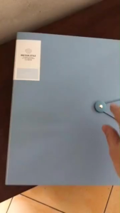 F&D A4/Long Clear Book Folder File Organizer Clear Folder Presentation Book 30/60/80/100 Protectors