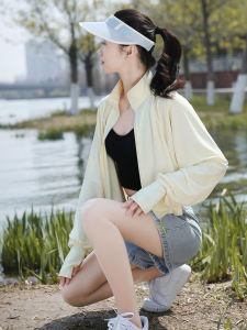 Womens Summer Stand Collar Sleeveless Thin Sun Protection Clothing Beach Driving UV Protection Loose Fit Breathable Fashion Outerwear