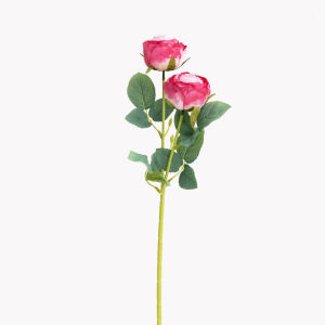 ดอกไม้ปลอมดอกกุหลาบแบบย้อนยุค2หัวของตกแต่งงานแต่งงานในบ้านเสาดอกกุหลาบงานแต่งงานเทียม