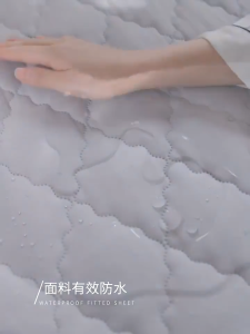 Mattress Cover Quilted WEICEE 3 in 1 Bedsheet No Lukot No Gusot（Includes 1 Fitted sheet & 2 Pillowcases）Plain Bed Sheet Cover With Garter