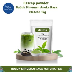 Bubuk Minuman Rasa Matcha 1kg – Teh Hijau Instan Premium Lezat dan Praktis Sempurna untuk Usaha Minuman Kekinian atau Nikmati Menyegarkan di Rumah Hemat dan Mudah Disajikan