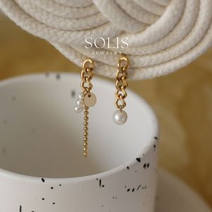 Asymmetric Pearls & Hypoallergenic Titanium Earrings: The Perfect Match