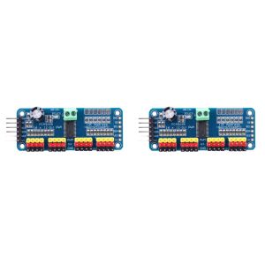 PCA9685 Robot Controller IIC Interface 16 Channel 12-Bit PWM Servo Motor Driver Shield Module for Arduino Robot/ Raspberry Pi