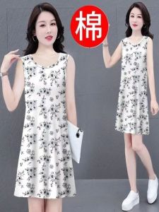 ชุดเดรสหลวมๆ ไซส์ใหญ่ คอตั้ง สไตล์เกาหลี ชุดชั้นใน เอวสูง แขนสั้น กระโปรงทรงเอ ฤดูร้อน 2025 ชุดเดรสแฟชั่นสำหรับผู้หญิง