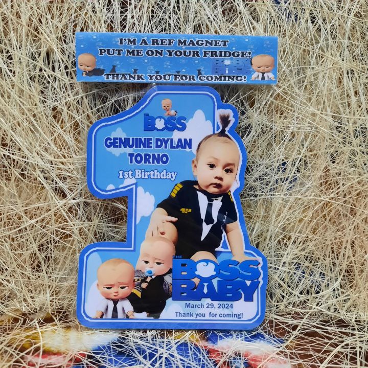 Ref Magnet Best Souvenir For 1st Birthday Boho Rainbow Theme Ref