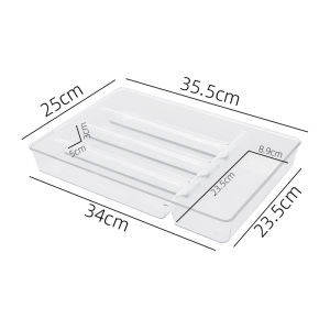Thickened Plastic Transparent Treatment Tray Medication Tray Rectangular Shape for Nursing Staff in Treatment Room by Sishubang
