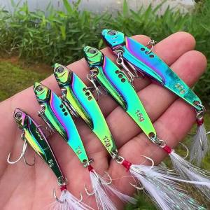 Mồi Câu Giả PROBEROS 1 Cái Hình Dáng Sống Động Như Thật Mắt 3D Hợp Kim Kẽm Phủ Radium Mồi Cứng Chìm Dành Cho Cá Bass Cá Pike Cá Perch - Tùy Chọn Trọng Lượng 5g-20g