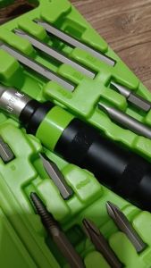 Set Obeng Tekiro Hitam Pekat 11 Pcs untuk Pahat/Gilol/Keringat - Asli dengan Box Ganti gratis Ongkir