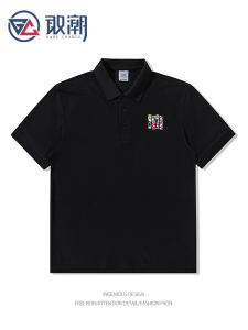 2025 New Mens Short Sleeve Polo Shirt Loose Versatile Couples Summer Turn-down Collar Business T-shirt Casual Eye-catching