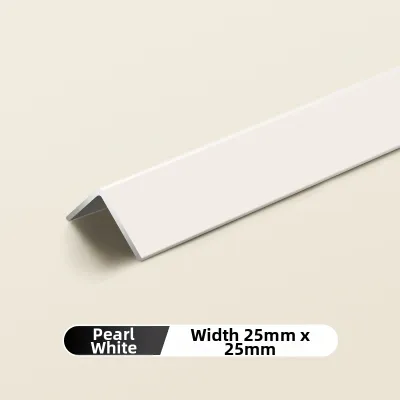 BEIQIVI | L-Shaped Aluminum Protective Strip Corner Protector White