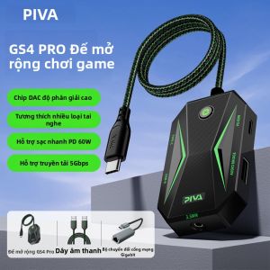 PIVA | Bộ Chuyển Đổi 5-trong-1 Type-C Hub PD Sạc Nhanh và Audio