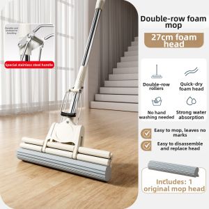GRACE | Self-Cleaning Mop 2-Way Use Sponge Mop