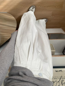 High Waist Wide Leg Womens Jeans White Silk Loose BF Lazy Style Texture Sensation Summer New Arrival Casual Wide Pants