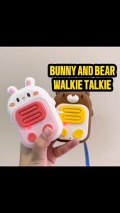 BYJ Cute Animal Walkie Talkie Bear & Bunny Walkie Talkie Set for Kids