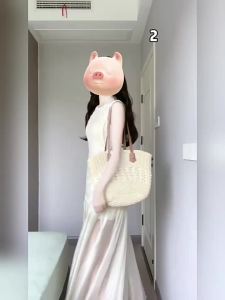 CHANGTONG | Elegant Waist-Shaping Slimming Dress French Style