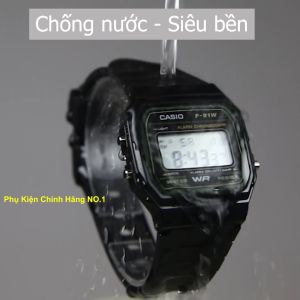Đồng Hồ Nam/Nữ Casio F-91W3 .b. Made In Malaysia Chống Nước Siêu Bền Pin Lâu
