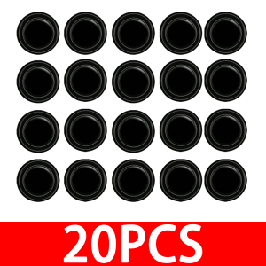 10/20/30pcs Car Door Black Circular Silicone Shock Absorber Pad Universal Shock Absorber Pad Car Door Panel Shock Absorber Pad