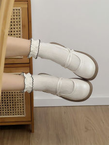 French Style Gentle Flat Bottom Womens Shoes Mary Janes Soft New Summer Chinese Style Retro Matching Skirts Fashionable Flats