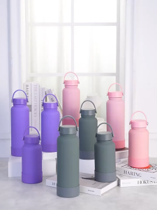 𝐂𝐀𝐑𝐑𝐘 𝐖𝐑𝐀𝐏 650/1000/1200ml Stainless Steel Sports Water Tumbler Bottle Thermos Flask Botol Air 保温瓶