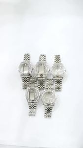 36MM/40MM NH35 Watch Case Sapphire For NH35 NH36 NH70 Miyota 8215 ETA 2836 Movt Watch Accessories Jubile Bracelet Slide Buckle