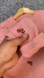 Kaos Motif Lengan Panjang Wanita Premium