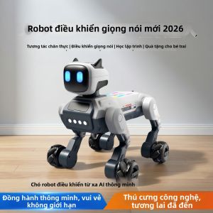 Chú Chó Robot Điều Khiển Bằng Giọng Nói Có Thể Lập Trình
