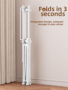 Foldable Adjustable Mobile Drying Rack
