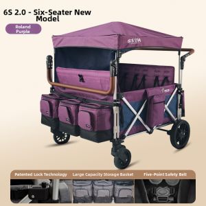 HAPPY SPACE | Multi-functional Large Capacity 6-seat Stroller