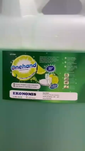 Onehand Sabun Cuci Piring 450ml Aroma Jeruk Nipis – Penghilang Lemak Wangi Segar Lembut di Kulit