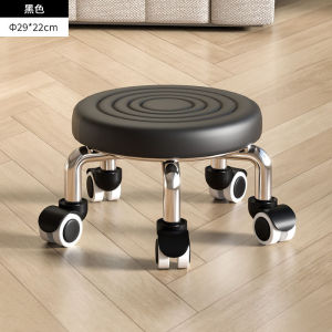 เก้าอี้พับแบบมีล้อ 3 แถว สำหรับใช้ในบ้าน เก้าอี้สำหรับเปลี่ยนรองเท้า สำหรับเด็ก ที่นั่งแบบมีที่พิง สำหรับใช้ในบ้าน รุ่นที่มีล้อ
