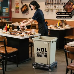 Xe Đẩy Rác Bếp Công Nghiệp